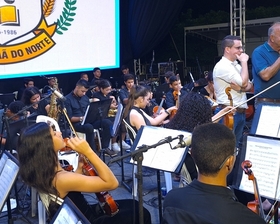 Orquestra Jovem de Nova Mutum brilha em momento histórico em Nova Canaã