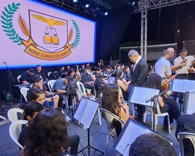 Orquestra Jovem de Nova Mutum brilha em momento histórico em Nova Canaã