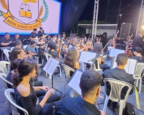 Orquestra Jovem de Nova Mutum brilha em momento histórico em Nova Canaã