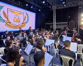 Orquestra Jovem de Nova Mutum brilha em momento histórico em Nova Canaã