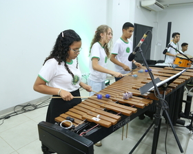 Recital de Percussão: talento em cena e homenagens que celebram a paixão pela música