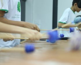 Recital de Percussão: talento em cena e homenagens que celebram a paixão pela música