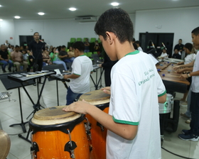 Recital de Percussão: talento em cena e homenagens que celebram a paixão pela música