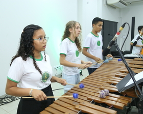 Recital de Percussão: talento em cena e homenagens que celebram a paixão pela música